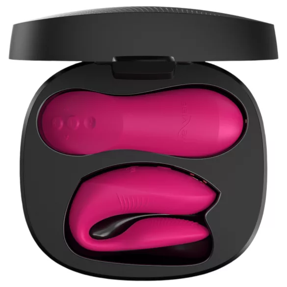 We-Vibe Chorus Pro - vibrator de cuplu cu aplicație și telecomandă (roz)