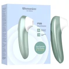   Womanizer Pro - stimulator clitoridian cu unde de aer (verde)
