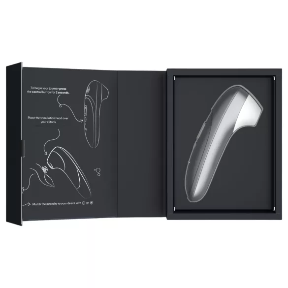 Womanizer Pro - stimulator clitoridian cu unde de aer (gri)