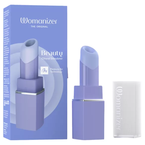 Womanizer Beauty - stimulator clitoridian cu unde de aer în formă de ruj (mov)