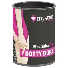 Mystim MasturbaTIN Dotty Dora - masturbator punctat (alb)