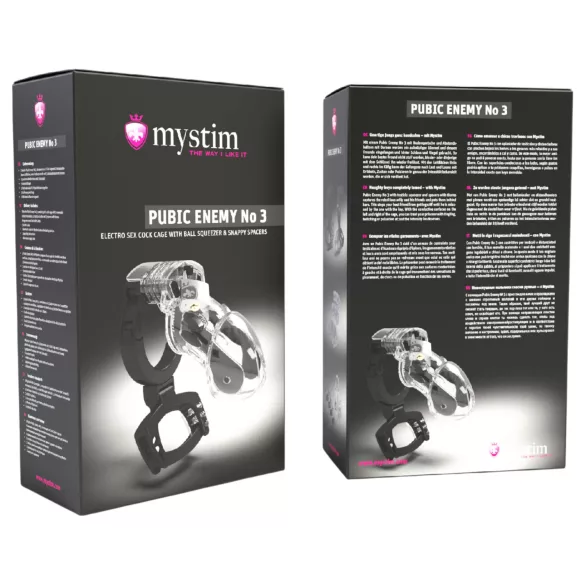 Mystim - cușcă pentru penis electro - stimulare electrică