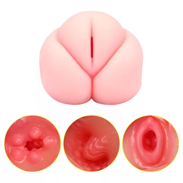 TAMASHII Soție pofticioasă - masturbator din material artificial tip vagin hentai (culoare naturală)