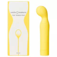   Smile Makers The Tennis Pro - vibrator galben pentru punctul G
