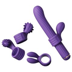 Magic Stick S1 - vibrator multifuncțional - silicon - mov
