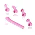 Magic Stick - vibrator cu capete interschimbabile (roz)