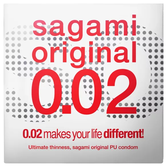 Sagami Original 0,02 - prezervativ ultra subțire - 55mm - 1 bucată