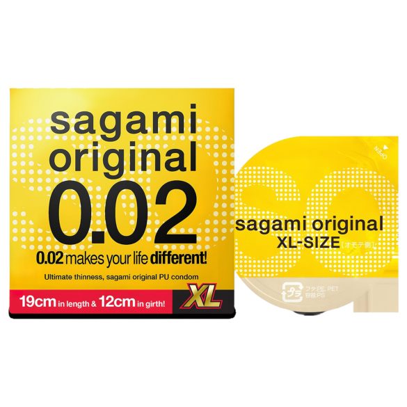 Sagami Original 0,02 XL - prezervativ - 61mm (1buc)