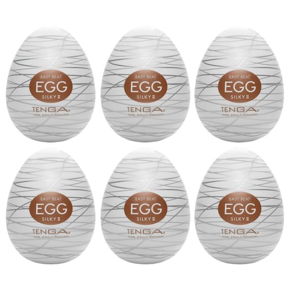 TENGA Egg Silky II - ou masturbator (6buc)