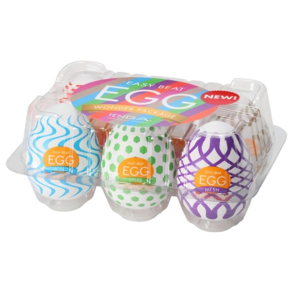 TENGA Egg Wonder - set masturbatoare ou (6buc)