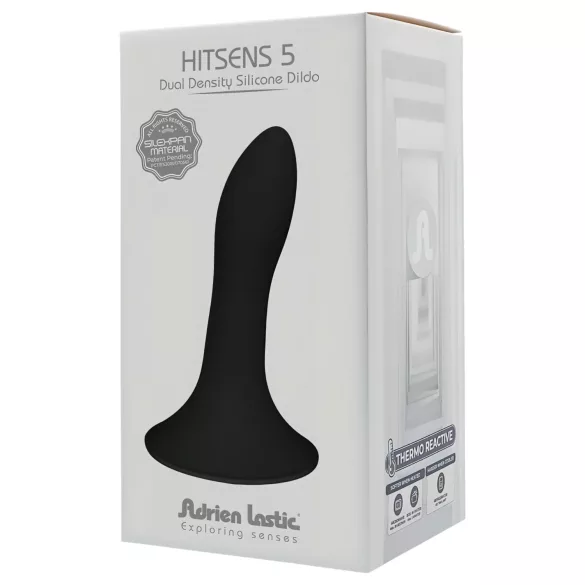 Adrien Lastic Hitsens 5 - Dildo anal termoreactiv - silicon negru