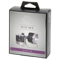   Cele cincizeci de umbre ale lui Grey - cătușe satin (argintiu)