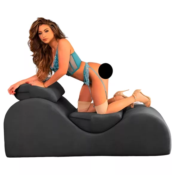 Liberator Esse Lounger - fotoliu tantra reglabil - negru