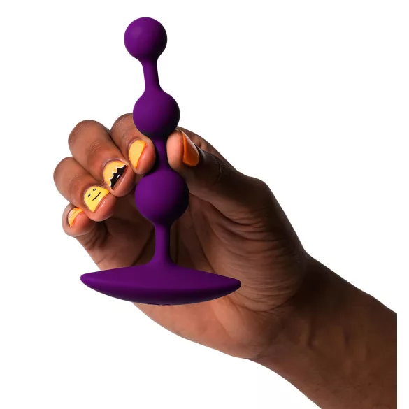 ROMP - dildo anal cu perle - silicon mov