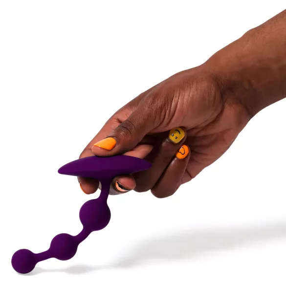 ROMP - dildo anal cu perle - silicon mov