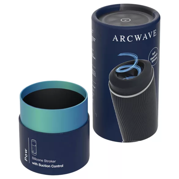 Arcwave Pow - masturbator manual cu vacuum - negru