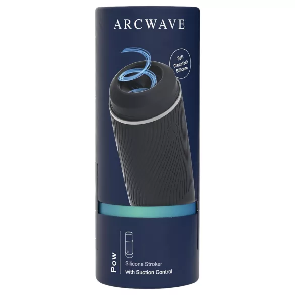 Arcwave Pow - masturbator manual cu vacuum - negru