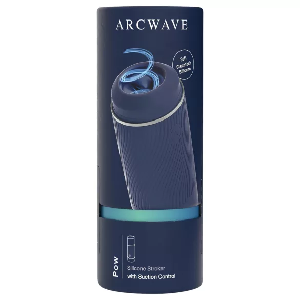 Arcwave Pow - masturbator manual cu efect de sucțiune - albastru