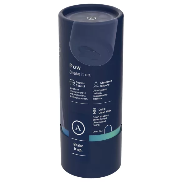 Arcwave Pow - masturbator manual cu efect de sucțiune - albastru