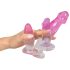 Crystal Clear - set antrenor anal - 3 buc (transparent-roz)
