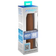   X-TENSION Elite - mânecă penis reglabilă deschisă - culoare natur închis