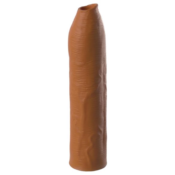 X-TENSION Elite - mânecă penis reglabilă deschisă - culoare natur închis