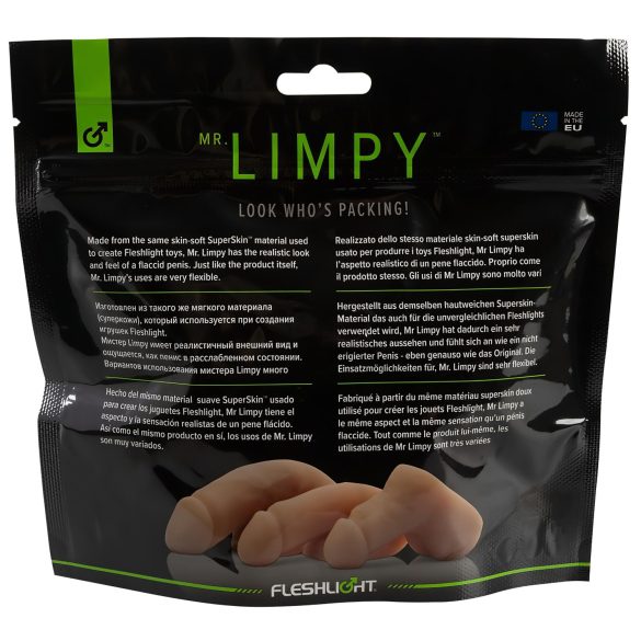 Mr. Limpy - dildo realistic mare - silicon culoare naturală
