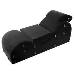   Liberator Black Label Esse - fotoliu tantra modular din 3 piese (negru)