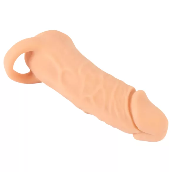 Nature Skin - prelungitor penis și vagin artificial - 18cm - culoare naturală