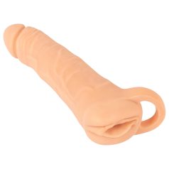   Nature Skin - vagin 2în1 și mânecă pentru penis - 23cm (natur)