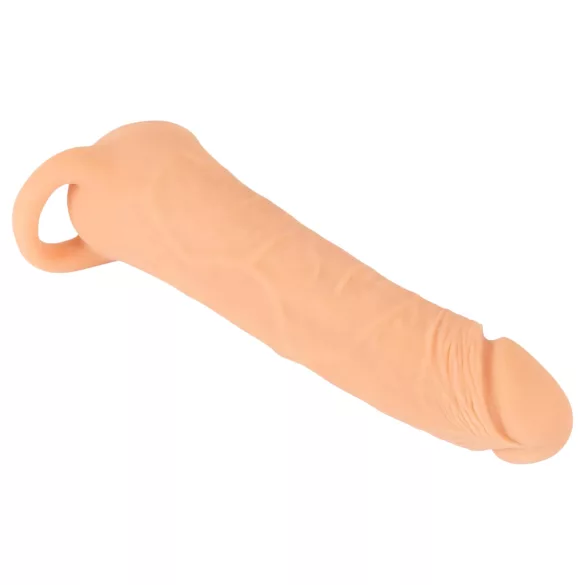 Nature Skin - vagin artificial și prelungitor penis - 23cm culoare naturală