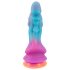 Beasty Cocks - dildo extraterestru din silicon (albastru-portocaliu)