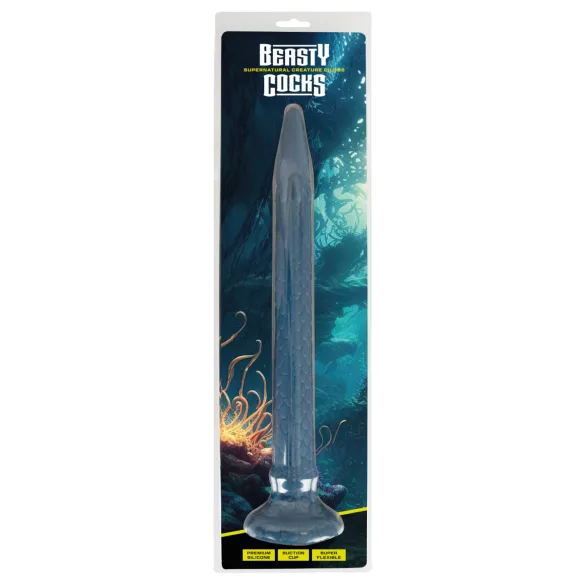 Beasty Cocks - dildo extra lung - silicon albastru