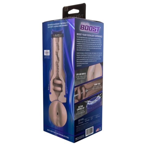 Fleshlight Boost Blast - masturbator realist tip posterior - silicon bej