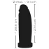 realistixxx Real Giant - dildo uriaș - 30 cm (negru)