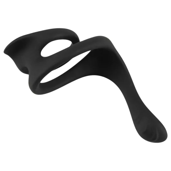 Erecto - inel pentru penis și testicule - negru