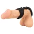 Erecto - inel pentru penis 2 în 1 - negru