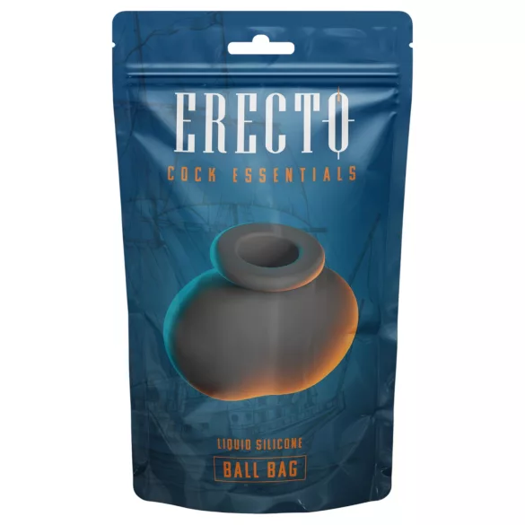 Erecto - sac pentru testicule și extensor - negru