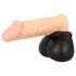 Erecto - sac pentru testicule și extensor - negru