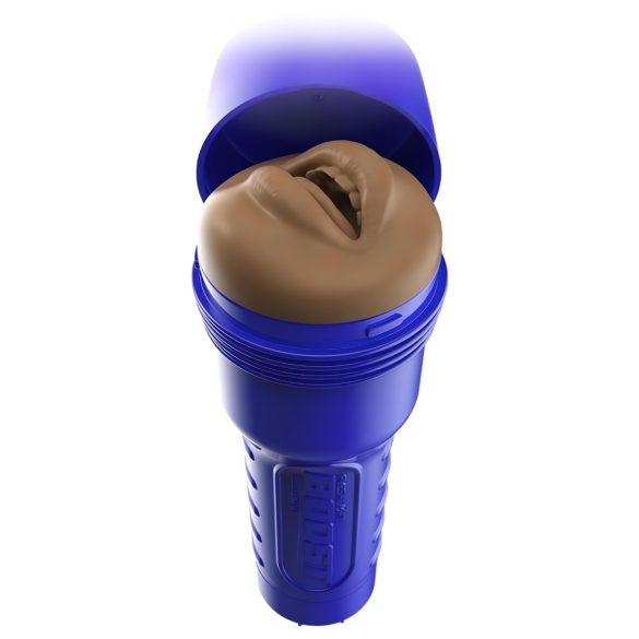 Fleshlight Boost Blow - masturbator tip gură realistă - nuanță maro
