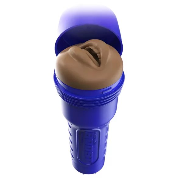 Fleshlight Boost Blow - masturbator tip gură realistă - nuanță maro