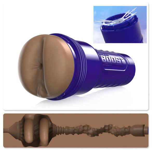 Fleshlight Boost Blast - masturbator realistic pentru fese (maro)