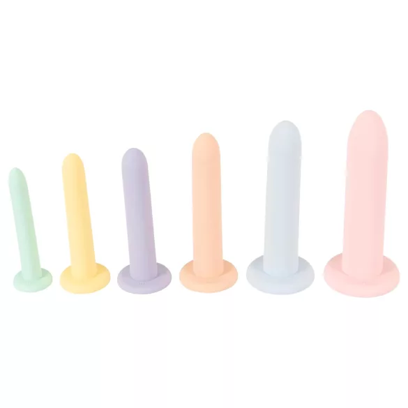 You2Toys - Six in a Row - set de antrenament dildo - 6 bucăți (colorate)