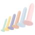 Six in a Row - set de antrenament dildo - 6 bucăți (colorate)