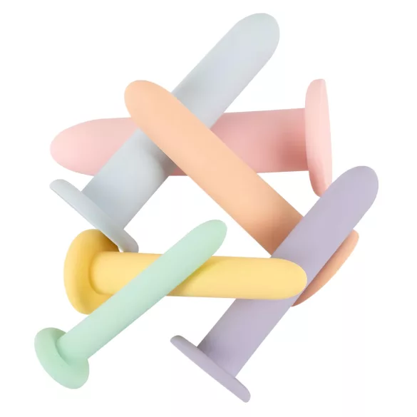 You2Toys - Six in a Row - set de antrenament dildo - 6 bucăți (colorate)