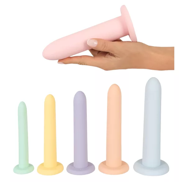 You2Toys - Six in a Row - set de antrenament dildo - 6 bucăți (colorate)
