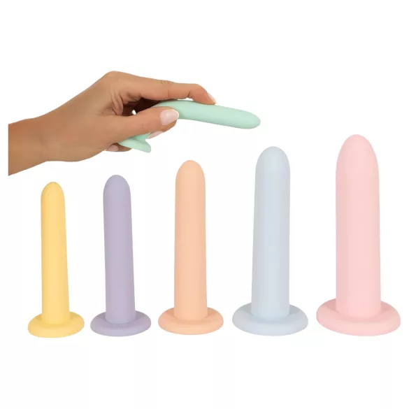You2Toys - Six in a Row - set de antrenament dildo - 6 bucăți (colorate)
