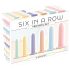 Six in a Row - set de antrenament dildo - 6 bucăți (colorate)