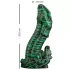 Beasty Cocks - dildo penis șopârlă - silicon verde-negru