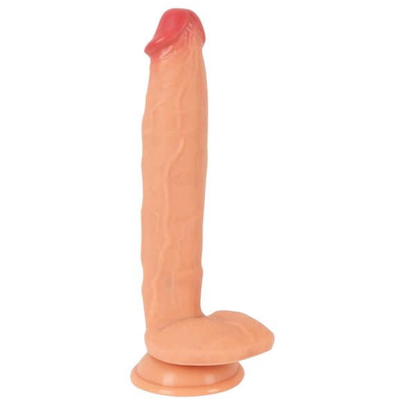 Realistixxx Real Giant - dildo extra mare cu testicule (natural)